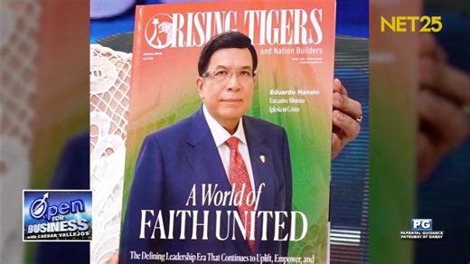 Why Executive Minister Eduardo V. Manalo Graces the Cover of Rising Tigers Magazine Watch the interview of Engr. Grace Bondad Nicolas, Co Founder, COO and Editor In Chief of Rising Tigers Magazine at Net25 Rising Tigers Magazine proudly presents Iglesia Ni Cristo Executive Minister Brother Eduardo V. Manalo as the cover feature of this special issue, an honor reserved for leaders whose lives embody faith, service, and transformative influence. The Board unanimously chose Brother Eduardo V. Manal