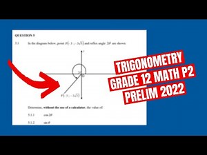 Trigonometry Reflex & Double Angle Grade 12 Maths Prelim Online Tutor