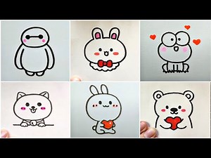 How to draw cute stickers