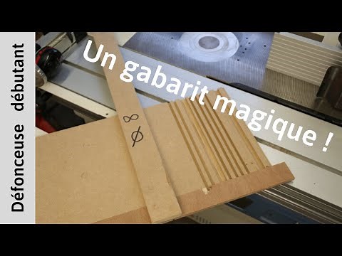 Un gabarit "magique" pour usiner des rainures sur mesures (défonceuse pour les débutants)