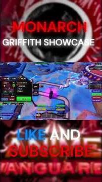 Griffith Showcase I Anime Vanguards #roblox #animeadventures #gaming #anime #animevanguards