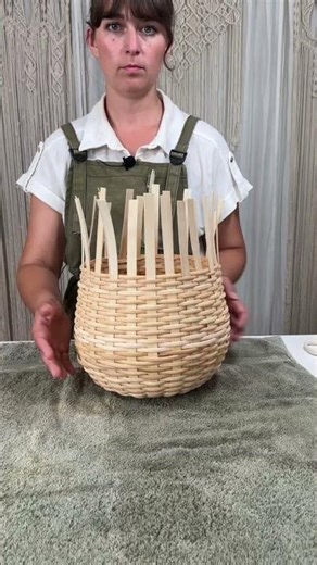 🧺Weaving a Bean Pot Basket
