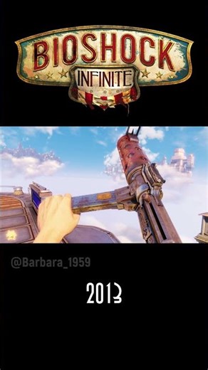Evolution of Machine Guns in BioShock games (2007 - 2013) #bioshock #bioshockinfinite #bioshock2