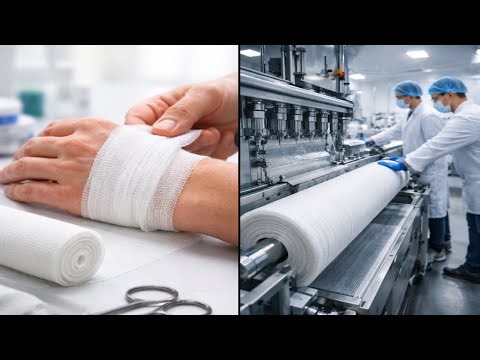 From Cotton to Bandage | Gauze Manufacturing Explained