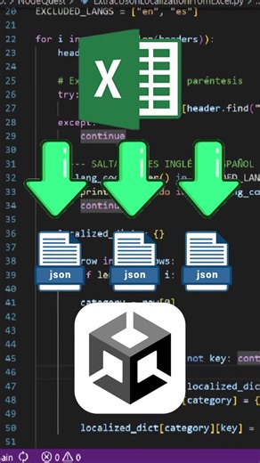 How I Automated My RPG Translation with PYTHON 🐍 #gamedev #shorts