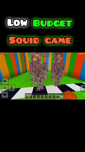 playing squid game In Minecraft 🤯 #minecraft #squidgame #shorts #Minecraft Minecraft