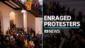 Enraged protesters descend on Sri Lanka's capital to demand change