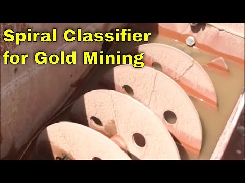 MBMMLLC.com: Spiral Classifier for gold mining and density separation