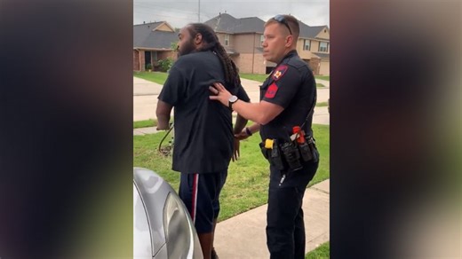 Viral video shows white Texas deputy mistakenly trying to arrest black man on warrant