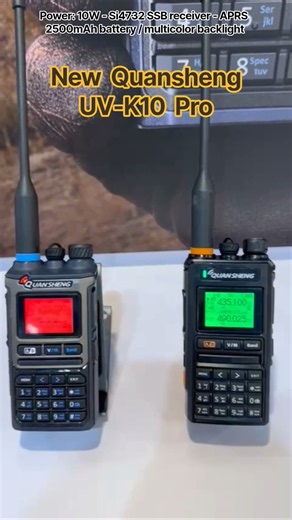 First Leak! Quansheng UV-K10Pro is coming. 10W power VHF/UHF, SSB receiver, APRS, 2500mAh battery...