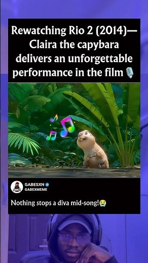 Rewatching Rio 2 (2014)-Claira the capybara delivers an unforgettable performance in the film
