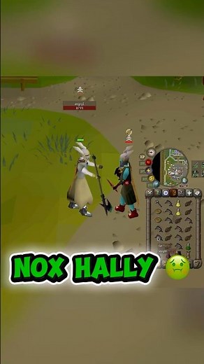 Nox Hally 🤢 #osrspking #osrspk #osrsdaily #osrs #osrspvp #nox #gmaul #osrscommunity #osrsriskfight