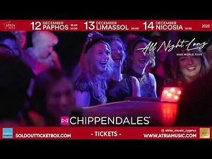 The world-class male show from Las Vegas. CHIPPENDALES. There are only men on stage!