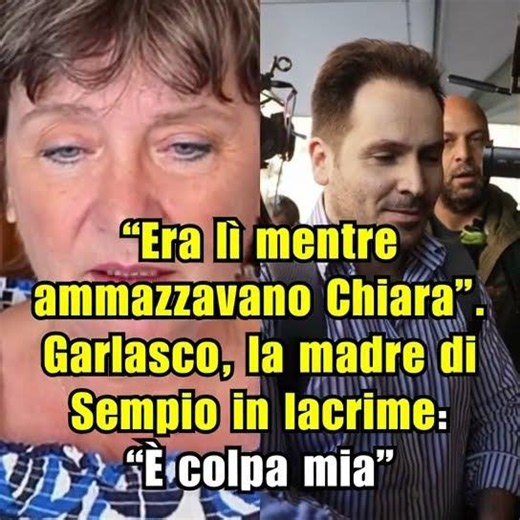 “He was there while they were killing Chiara”. Garlasco, Sempio’s mother breaks down in tears: “I...