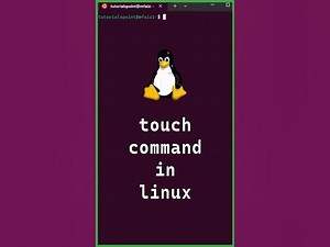 6/10 Basic Linux Commands touch command in linux shorts linux linuxcommands