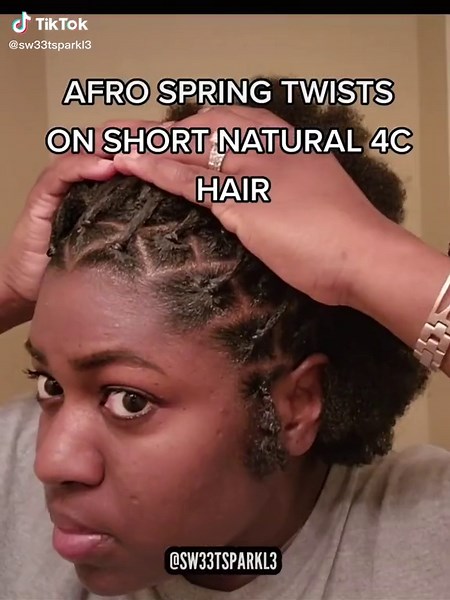 Spring Twist Hairstyles for Short Natural Hair