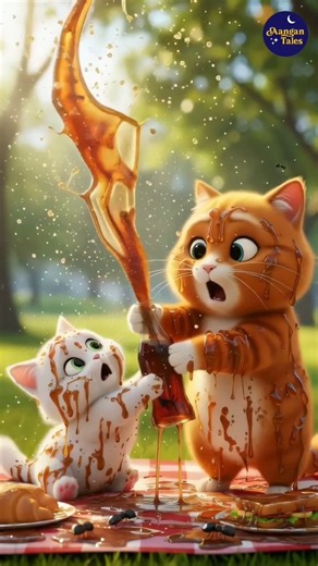 Soda Explosion Gone Wrong 😹💥 | PawPaw’s Sticky Picnic Disaster!