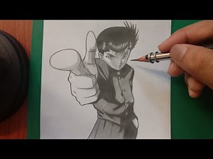 How to draw Eugene /Yusuke Urameshi / Ghost Fighter / Anime Drawing / Pencil drawing