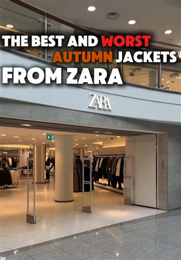The best and worst Autumn jackets you can get from @ZARA codes up top ⬆️🍂