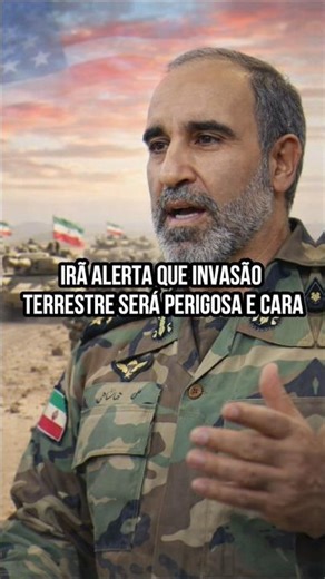 Irã alerta para invasão terrestre “cara e perigosa”