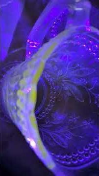 eapg glass with UV light #eapg #collecting #vintage