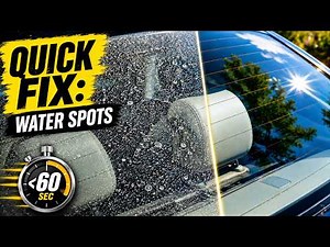 Quick Fix Friday | How To Remove Water Spots