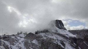 Mount Baker Washington – 4k drone video of Mt Baker Washington in summer, Baker Highway, Maple Falls, Glacier Washington gorgeous mountains with snow