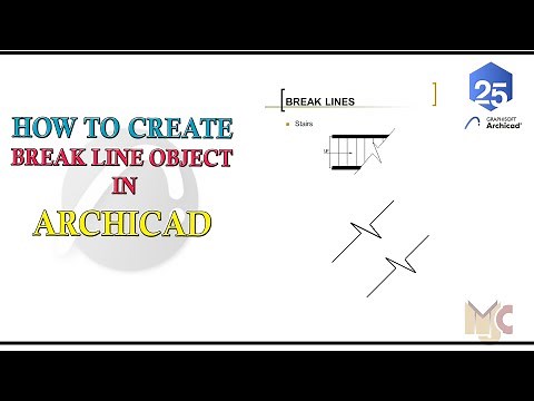 BREAK LINE OBJECT IN ARCHICAD