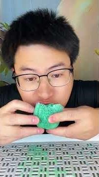 这颗白菜竟然能隐藏奇亚籽！空心的牛奶冰， texture 真令人惊艳