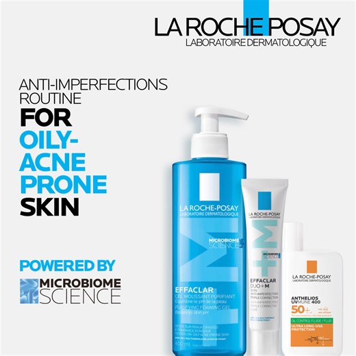 Struggling with acne-prone skin? ✨ Say hello to your new skincare heroes! The La Roche Posay Effaclar range is specifically formulated to target imperfections and help you achieve clearer, healthier-looking skin. Get ready to embrace your glow with confidence! #LaRochePosay #Effaclar #AcneProneSkin #ClearSkin | La Roche-Posay