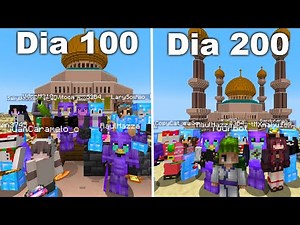 Esto hacen mis subs en 200 Días de la NUEVA versión 1.18.1 Minecraft