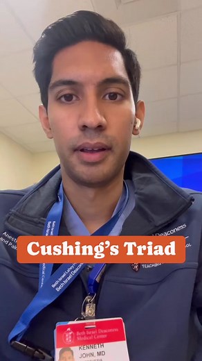 The Cushing Reflex (Triad) is a physiologic nervous system response to increased intracranial pressure (ICP) that results in three main signs/symptoms: 1. Systolic Hypertension (widened-pulse pressure) 2. Bradycardia 3. Irregular Respirations #anesthesiology #anesthesia #surgery #medicine #doctors #nurses #crnas #srna #neurology #neurosurgery #trauma #icu #brainbleed #epiduralhematoma #subdural #subarachnoid #ctscan #traumasurgery #cushingtriad # traumaicu #neuroicu #sicu #icunurse #medstudent #