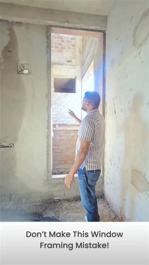 Neeraj Ramchandani on Instagram: "Window frames done right — aligned, proportioned & detailed to perfection. Because good design is all about the details 🪟✨ #beforeyoubuilds #designtips #architecttips #interiorreels"