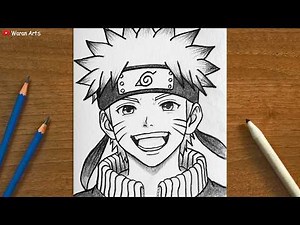 Easy Anime Drawing || How to Draw Naruto Uzumaki Step by Step || Drawing Tutorial for beginners