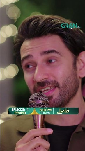 Faaslay Episode 11 Promo #shorts #shortsfeed #faaslay #aliansari #sabooraly #pakistanidrama #greentv
