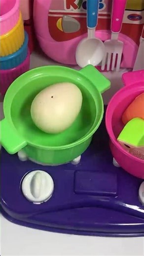 Satisfying With Unboxing & Review Pink Mini Kitchen Set Toy #asmr #satisfying #relaxing #shorts