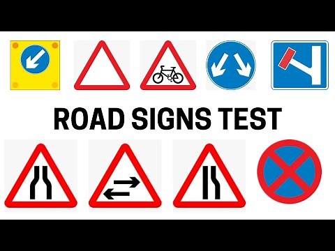 Road Signs And Traffic Signs Test Theory Test Questions & Answers UK