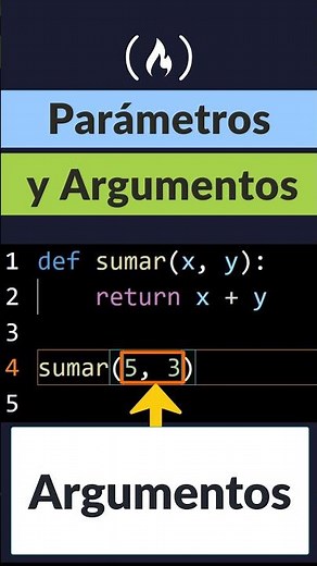 Python Parámetros y Argumentos | Ejemplo #Shorts