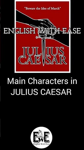 Main Characters in Shakespeare’s Julius Caesar|| A quick overview #shakespeare #juliuscaesar #viral