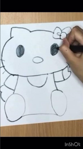 Learn How to Draw Hello Kitty | Easy Drawing Tutorial for Kids and Toddlers #drawingtutorial #art