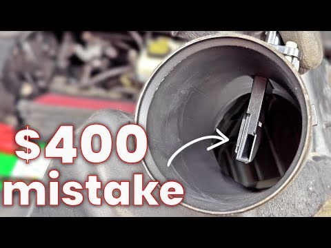 don't replace the MAF sensor until you see this