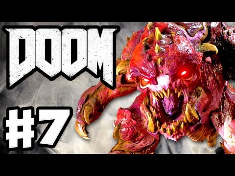 DOOM - Gameplay & Campaign Walkthrough Part 7 - Hell on Mars! Pinky! (Doom 4 Gameplay for PC)