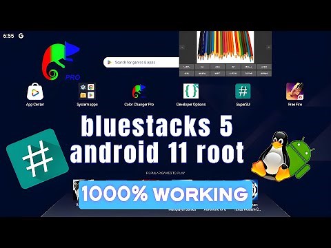 bluestacks 5 android 11 root 1000% working | bluestacks 5 color changer Color Changer Pro 2024