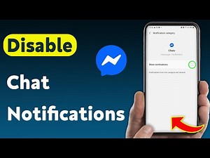 How To Disable Chat Notifications On Messenger (Updated)