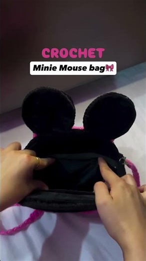Crochet Minnie mouse bag.. customize your favorite one #crochet #explore #crocheting #fypシ゚viral