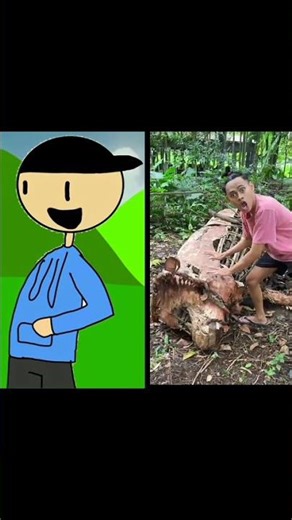 animasi vs original sapi tidur #shots #animasi #kartunlucu #aryagamerzpedia