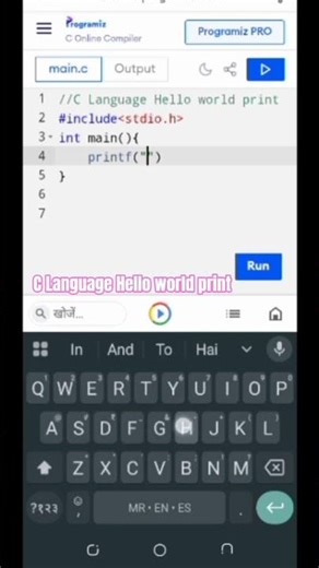 C#language#helloworld #print......
