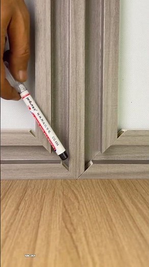 The Secret to a Seamless Fluted Panel Finish #Woodworking #Carpentry #FlutedPanel #Joinery #Short