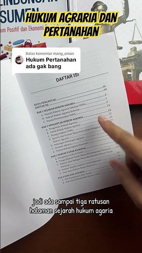 Hukum agraria dan pertanahan #belajarhukum #rekomendasibuku
