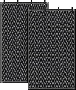 Tudomro 2 Pcs Sound Dampening Blanket Soundproof Blanket Grommeted General Indoor or Outdoor Use(48 x 78 Inches)